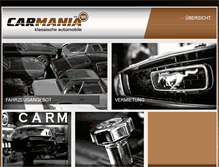 Tablet Screenshot of carmania.de